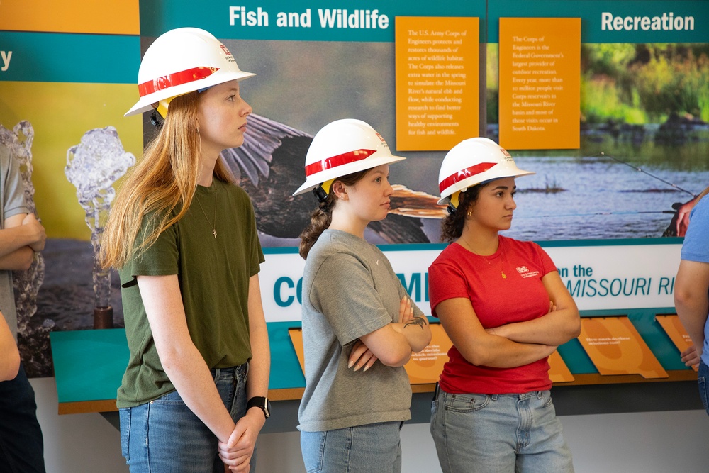 U.S. Army Corps of Engineers, Omaha District summer interns tour Gavins Point Dam