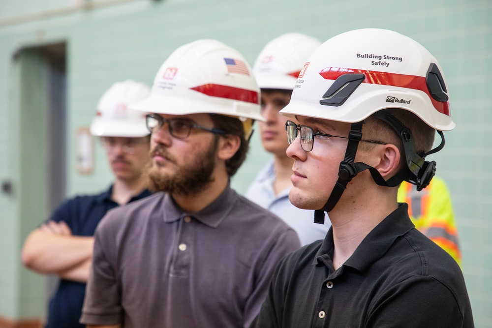 U.S. Army Corps of Engineers, Omaha District summer interns tour Gavins Point Dam