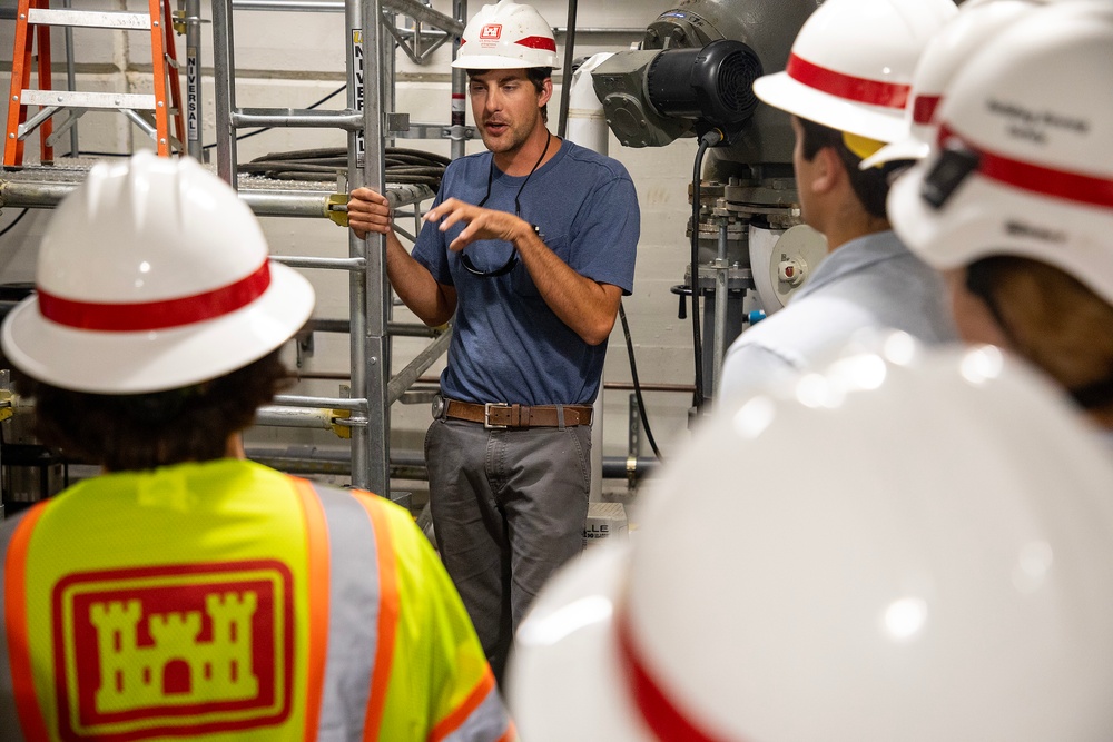 U.S. Army Corps of Engineers, Omaha District summer interns tour Gavins Point Dam