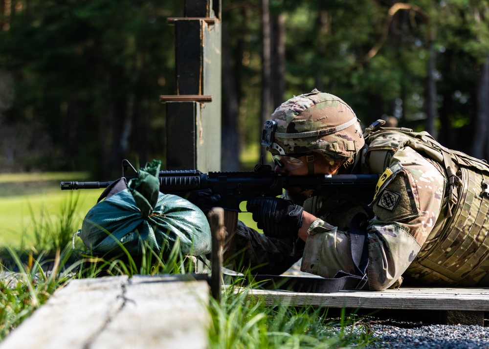 U.S. Army Europe and Africa Best Squad Competition: M4 Range