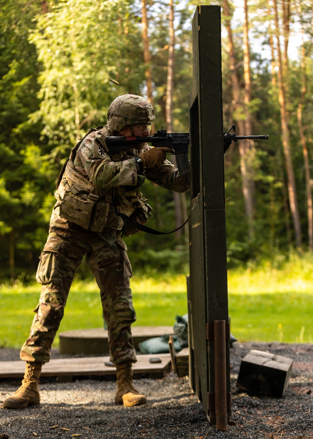 U.S. Army Europe and Africa Best Squad Competition: M4 Range