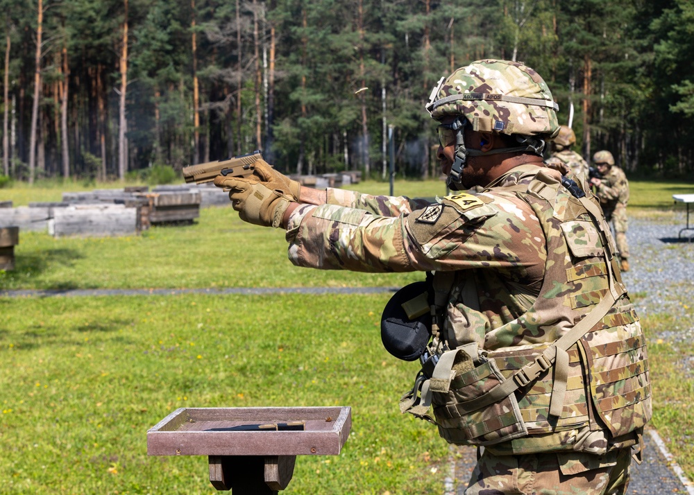 U.S. Army Europe and Africa Best Squad Competition: M17 Range