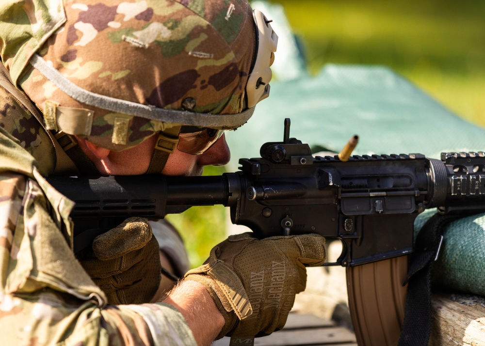 U.S. Army Europe and Africa Best Squad Competition: M4 Range