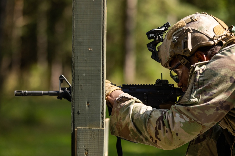 U.S. Army Europe and Africa Best Squad Competition: M4 Range