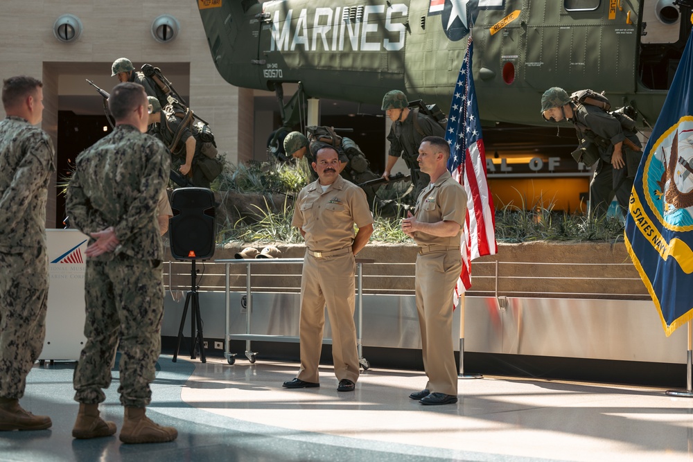SCPO Ephraim Fonseca Retirement Ceremony at the National Museum of the Marine Corps