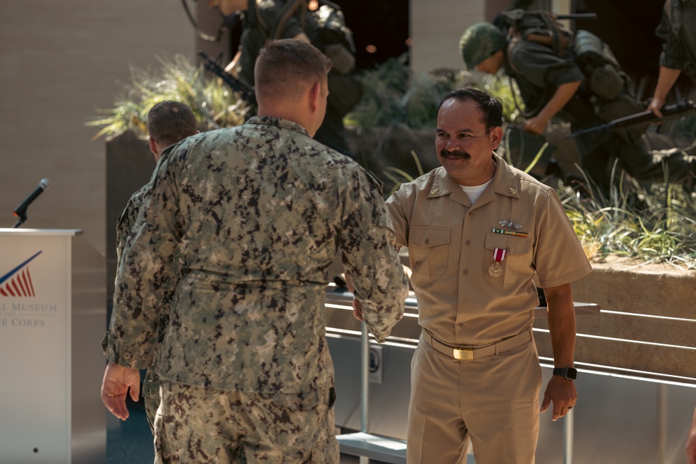 SCPO Ephraim Fonseca Retirement Ceremony at the National Museum of the Marine Corps