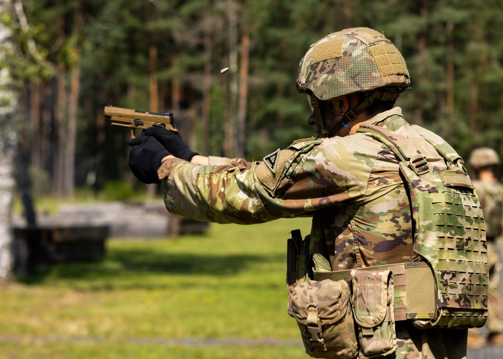 U.S. Army Europe and Africa Best Squad Competition: M17 Range