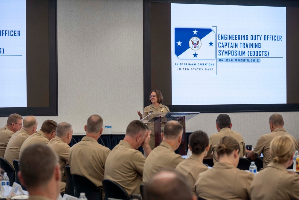 CNO Speaks at the 2024 Engineering Duty Officer Captain Training Symposium