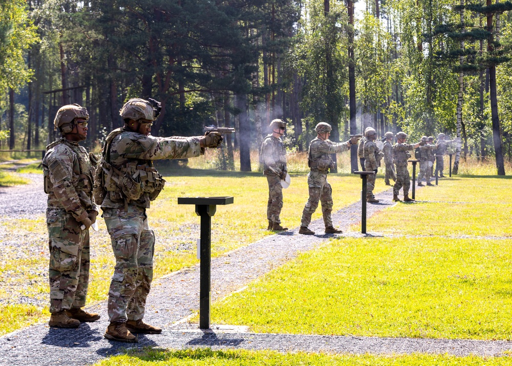 U.S. Army Europe and Africa Best Squad Competition: M17 Range