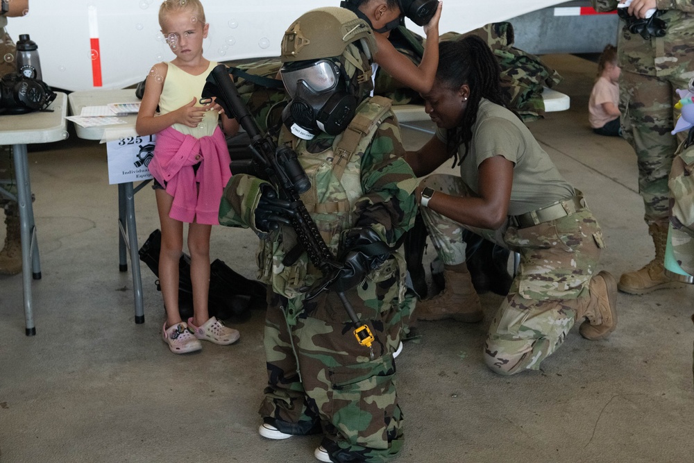 The 325th FW showcases bring your child to work day