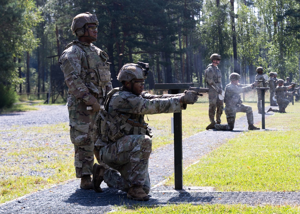 U.S. Army Europe and Africa Best Squad Competition: M17 Range