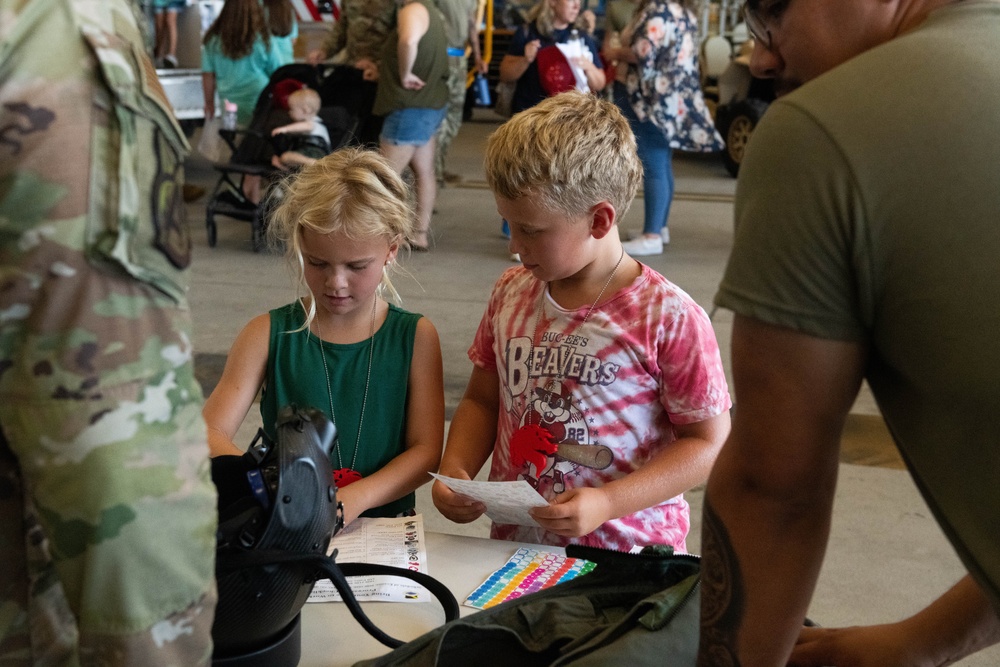 The 325th FW showcases bring your child to work day