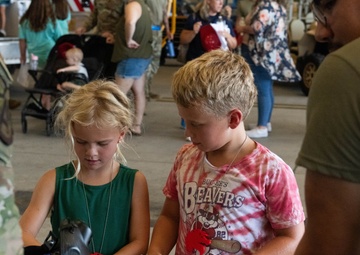 The 325th FW showcases bring your child to work day
