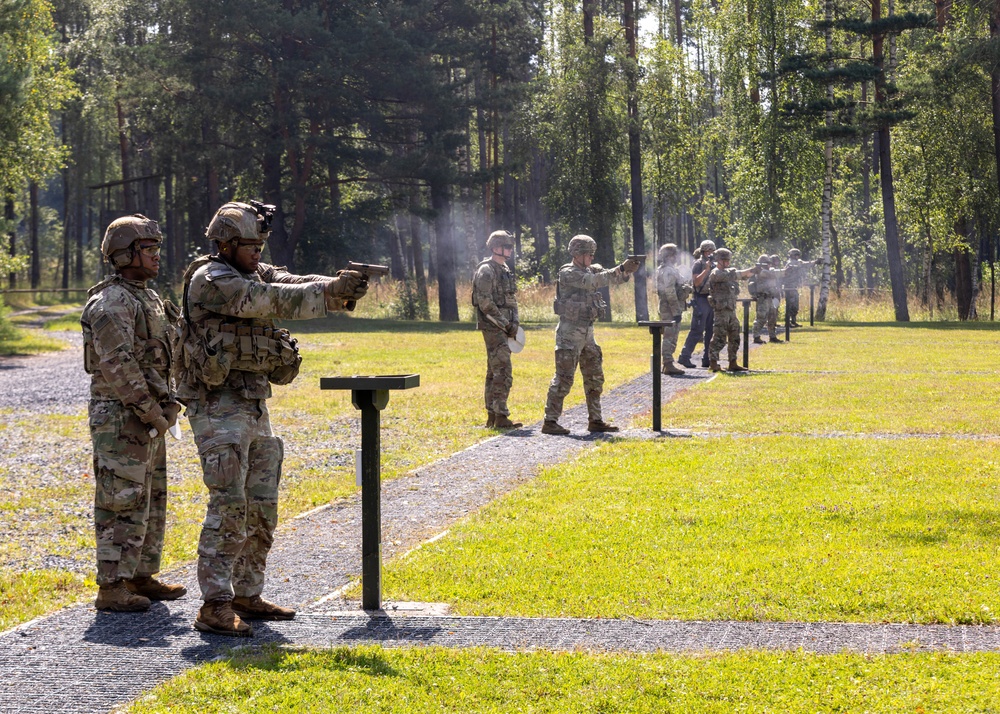 U.S. Army Europe and Africa Best Squad Competition: M17 Range