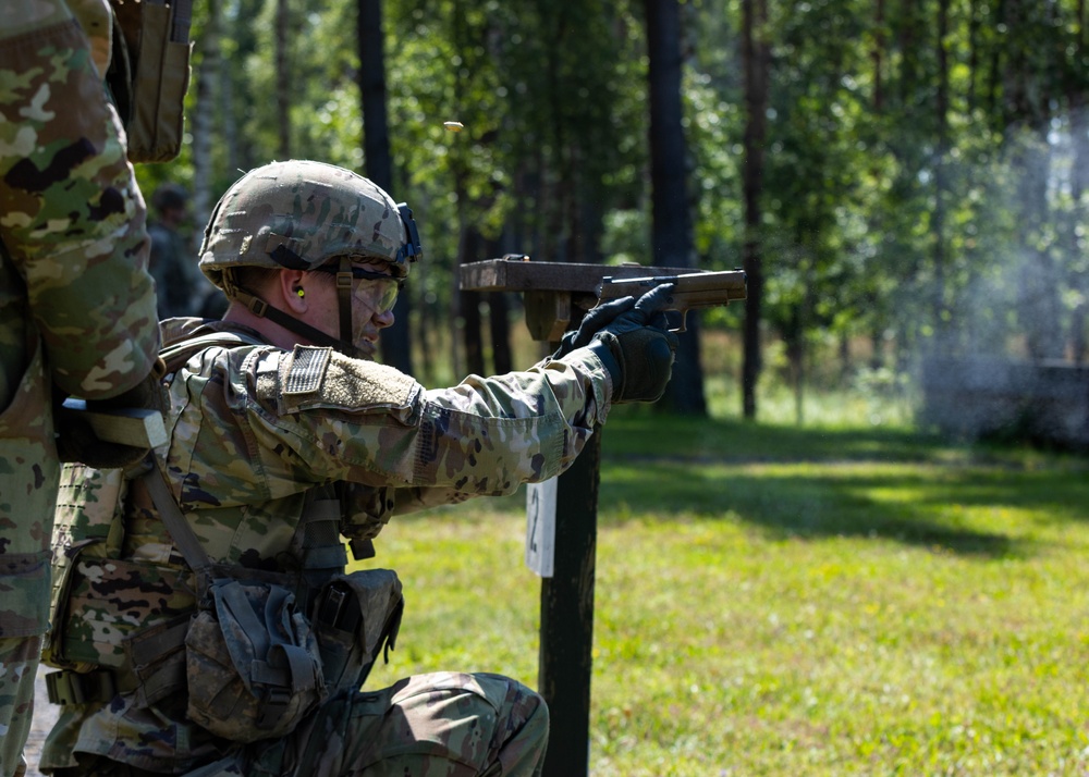 U.S. Army Europe and Africa Best Squad Competition: M17 Range