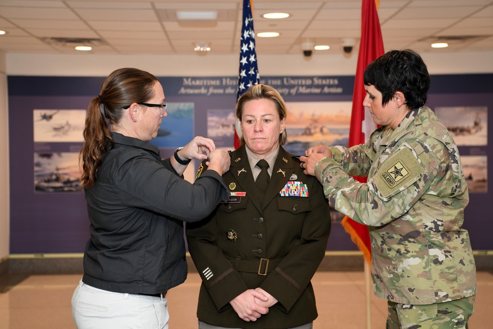 California guardsman promotion at OPMG