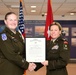 California guardsman promotion at OPMG