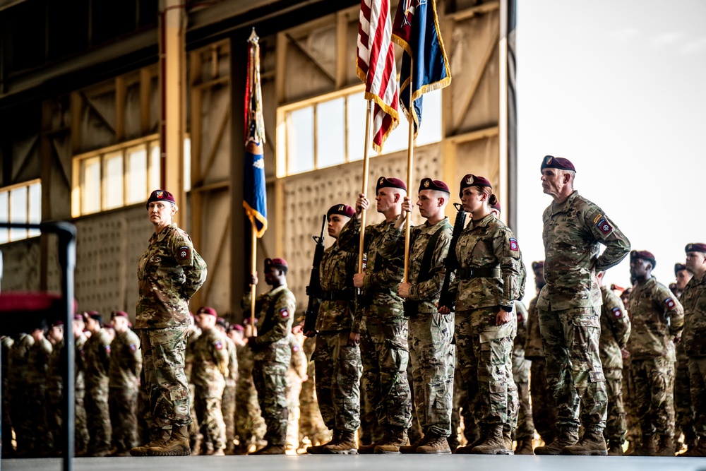 82nd CAB Uncasing Ceremony