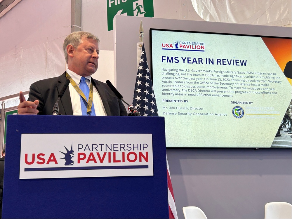 DSCA Director attends 2024 Farnborough International Airshow