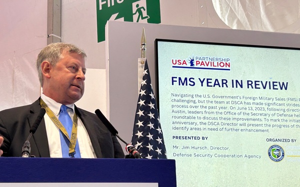 DSCA Director attends 2024 Farnborough International Airshow