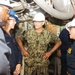 Vice Adm. Gumbleton Fleet Visit to DDG-95