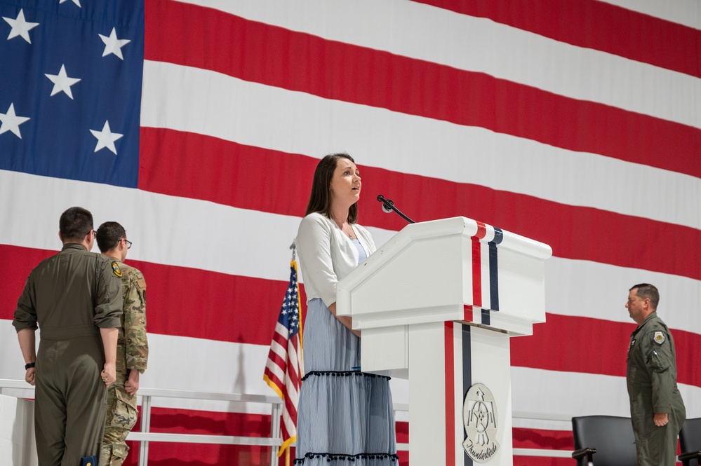 53rd Test and Evaluation Group change of command ceremony