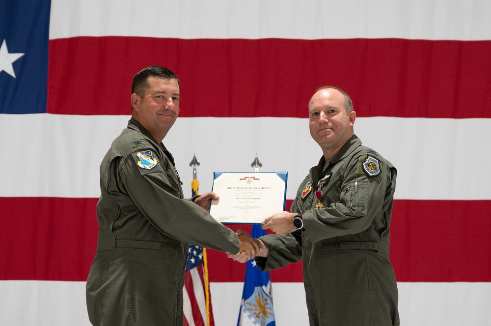 53rd Test and Evaluation Group change of command ceremony