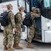 U.S. Air Force Basic Military Training Graduates Shipping out to Technical Training School