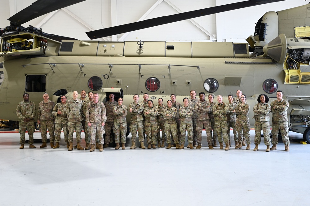 The 117th Air Control Squadron culminates last annual field training with CH-197 incentive flight