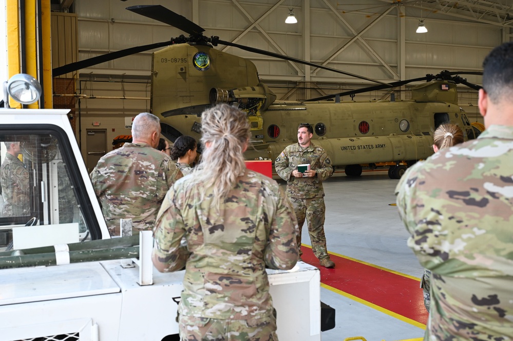 The 117th Air Control Squadron culminates last annual field training with CH-197 incentive flight