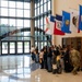 U.S. Air Force Basic Military Training Trainees Await Instruction in the Pfingston Reception Center