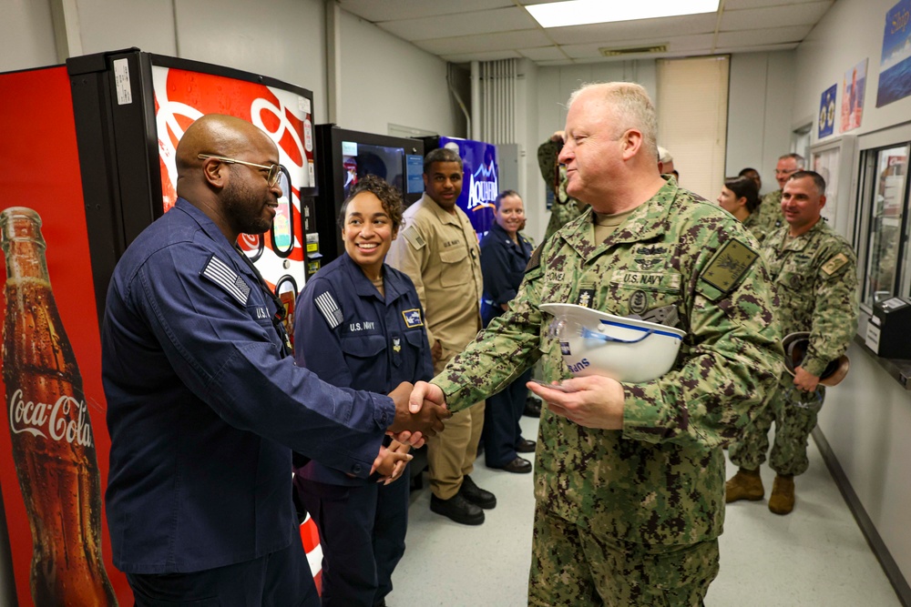 MCPON Visits PCU John F. Kennedy
