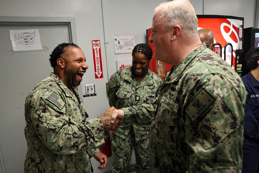 MCPON Visits PCU John F. Kennedy