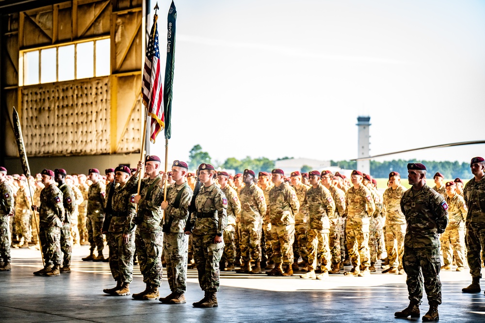 82nd CAB Uncasing Ceremony