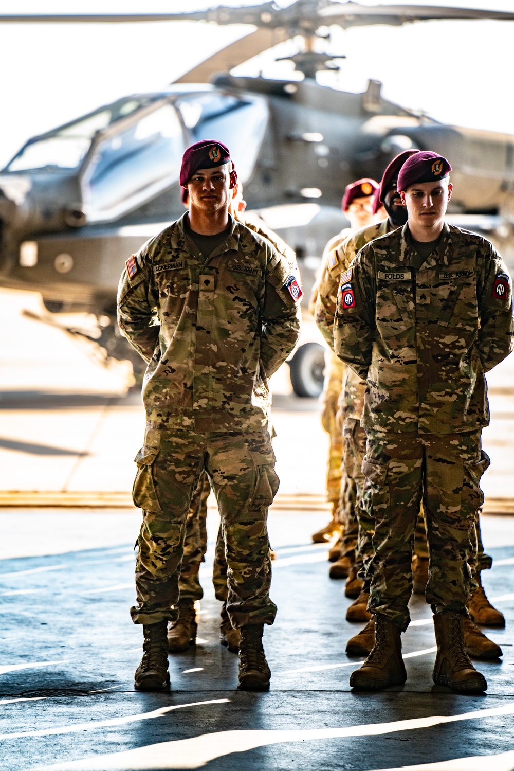82nd CAB Uncasing Ceremony
