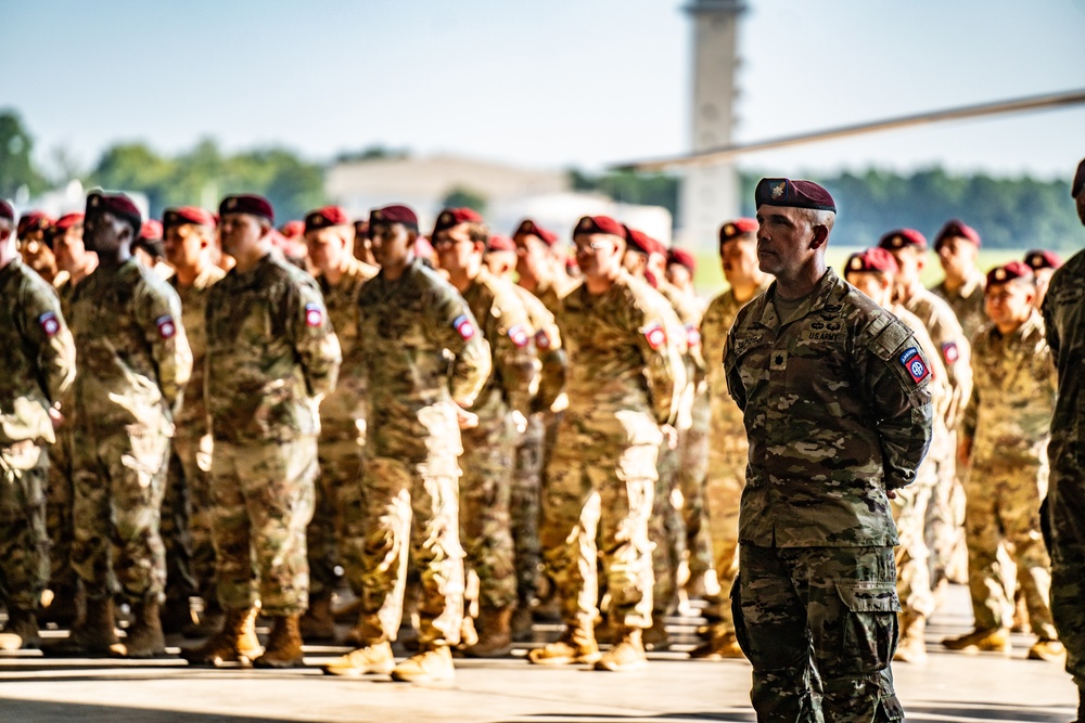 82nd CAB Uncasing Ceremony