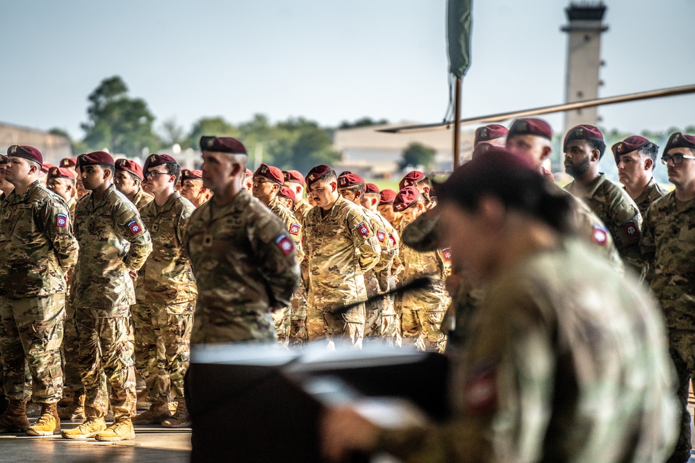 82nd CAB Uncasing Ceremony