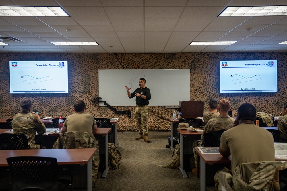 Chaplain candidates learn land navigation during Initial Candidate Training