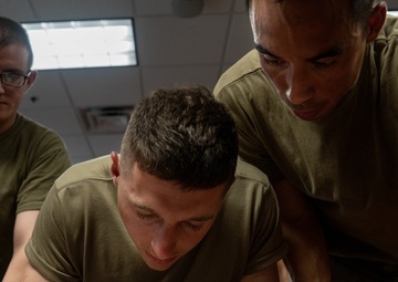 Chaplain candidates train land navigation during Initial Candidate Training