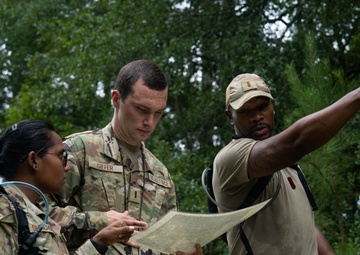 Chaplain candidates learn land navigation during Initial Candidate Training