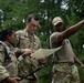 Chaplain candidates learn land navigation during Initial Candidate Training