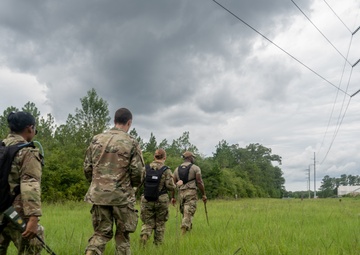 Chaplain candidates learn land navigation during Initial Candidate Training