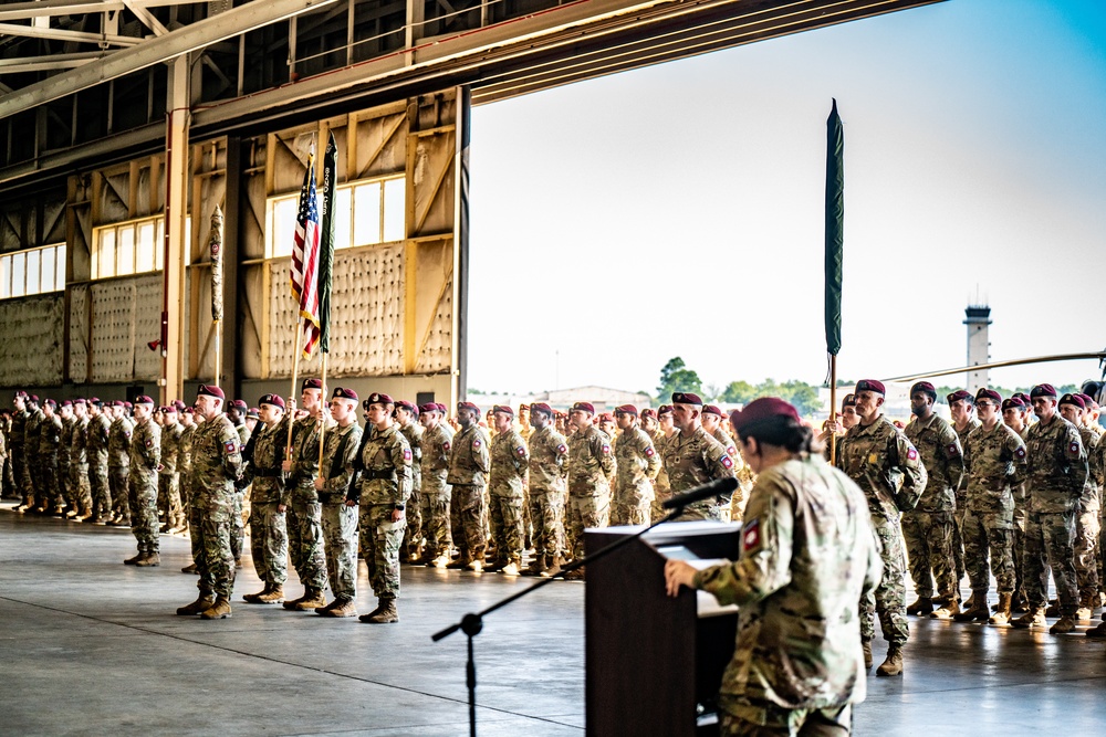 82nd CAB Uncasing Ceremony