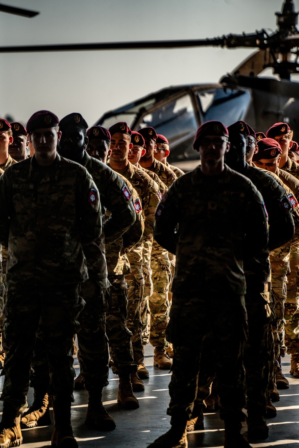 82nd CAB Uncasing Ceremony