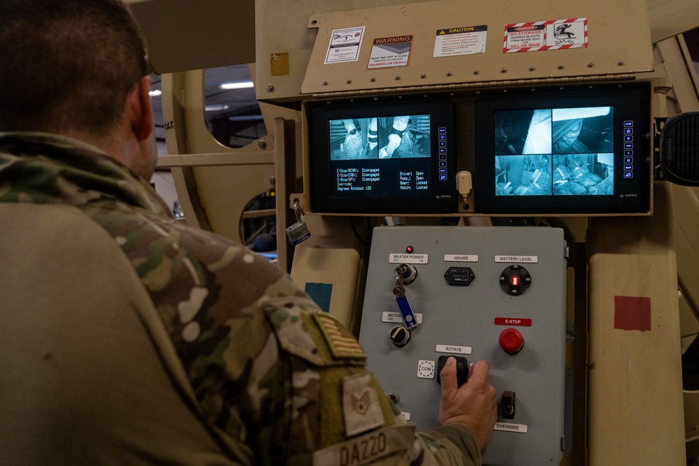 Chaplain candidates partner with 5th CCG Combat Readiness School for simulated live-fire training