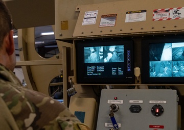 Chaplain candidates partner with 5th CCG Combat Readiness School for simulated live-fire training