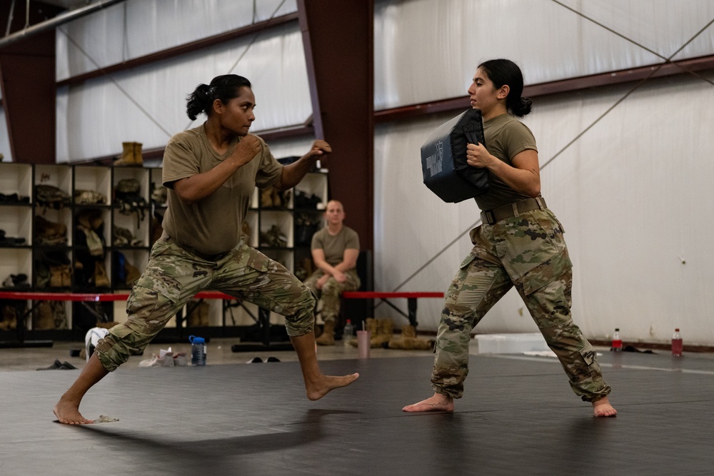 Chaplain Candidate Course partners with Combat Readiness School for combatives training