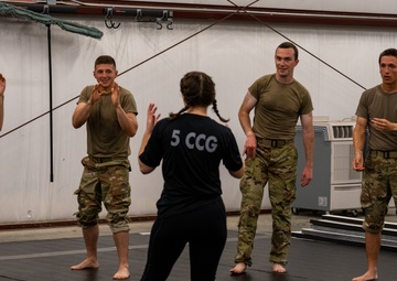 Chaplain Candidate Course partners with Combat Readiness School for combatives training