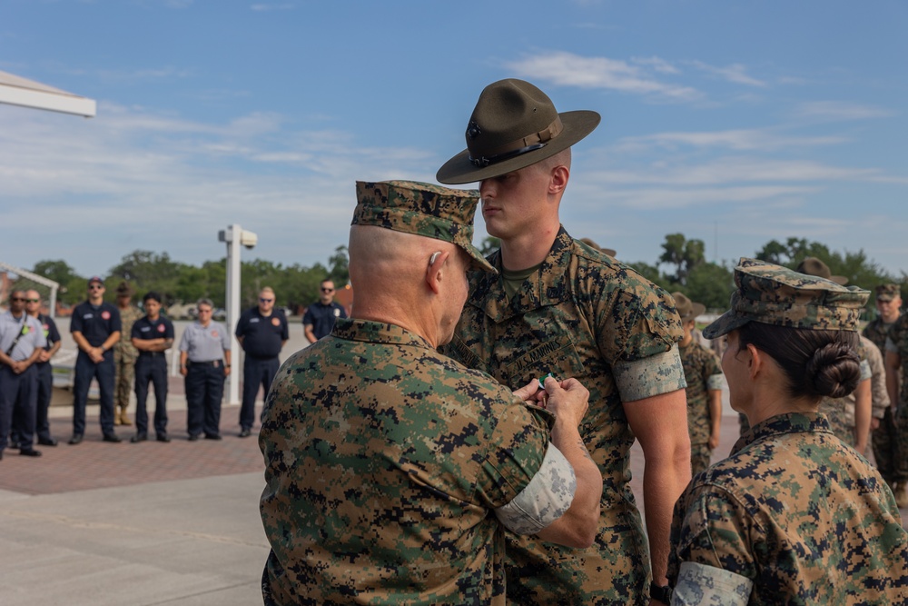 Marine Saves Marine Veteran's Life