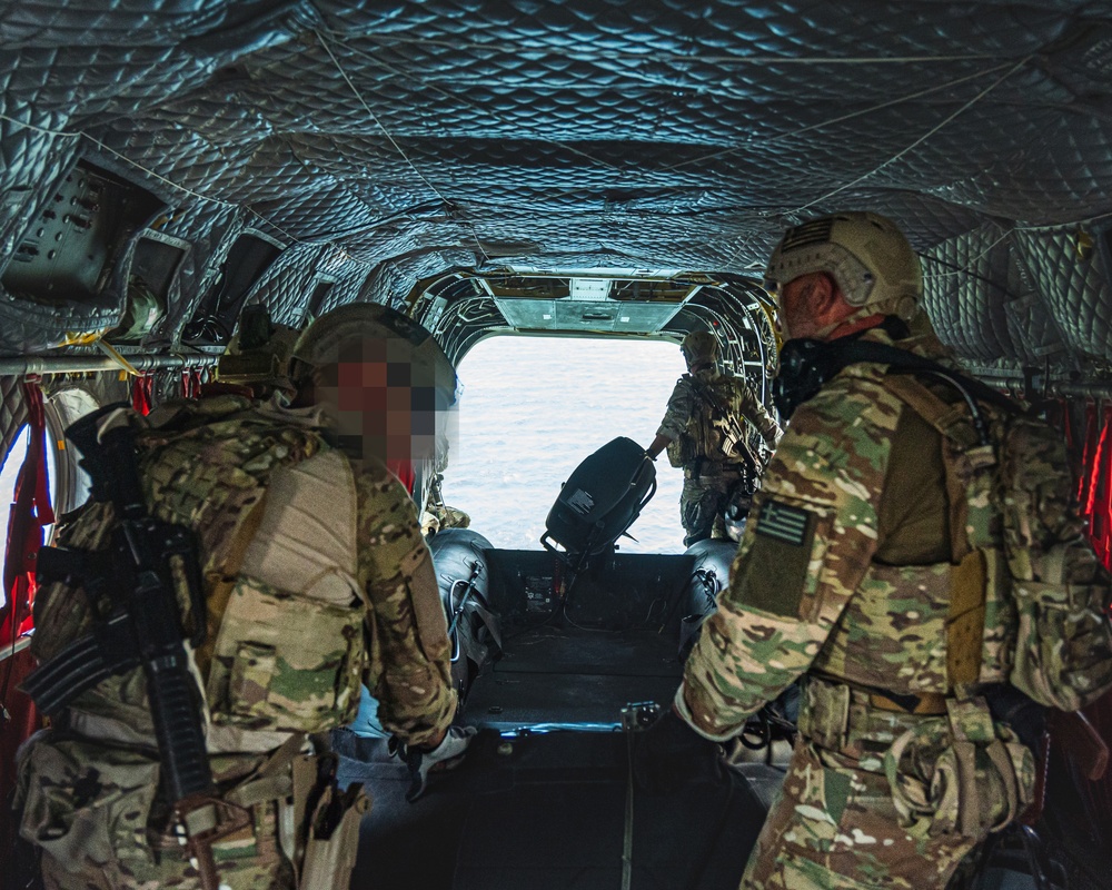 10th SFG(A) Performs Water Jump and Helocast Exercise with Greek Partner Forces